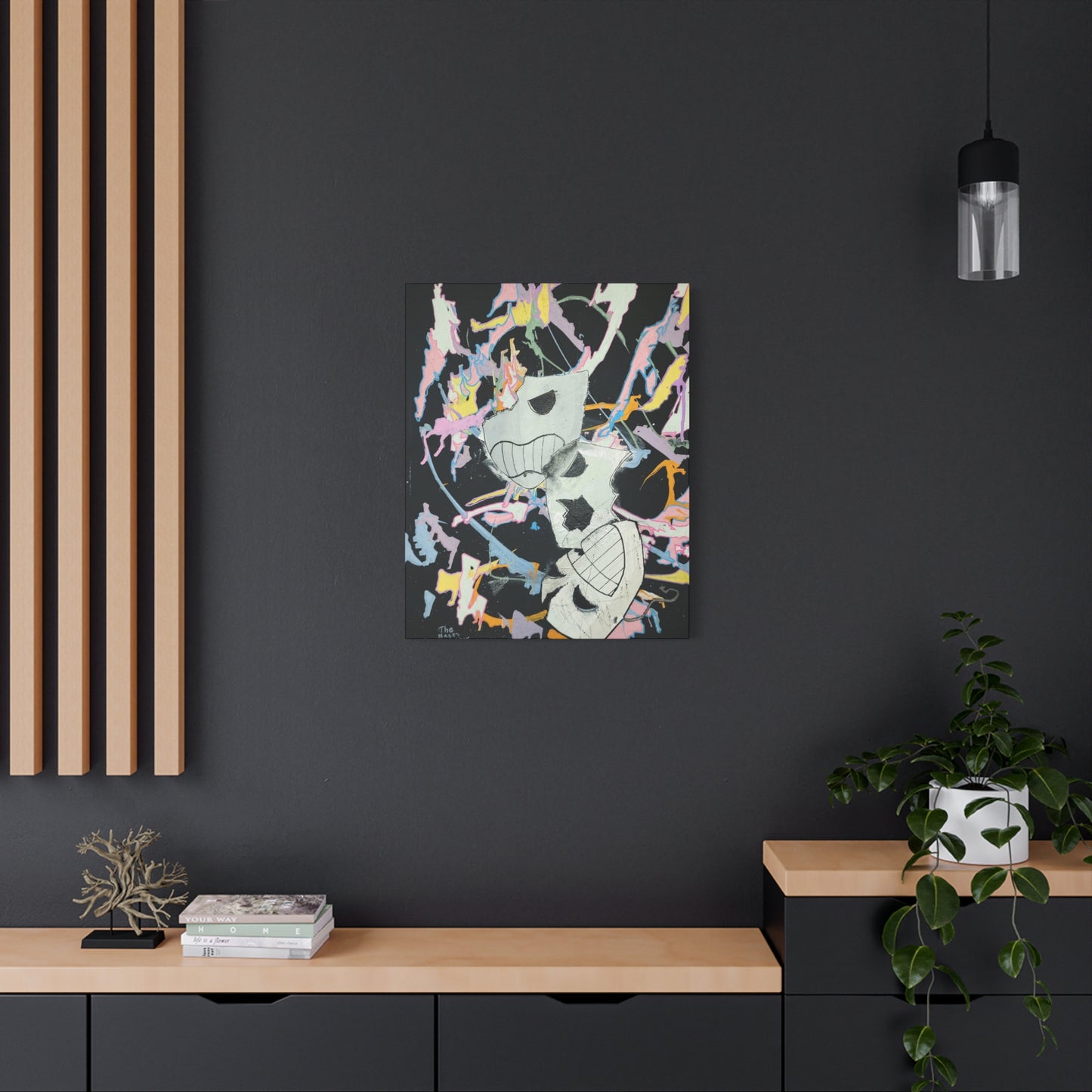 Canvas Print - The Masks No Longer Work Surreal Art