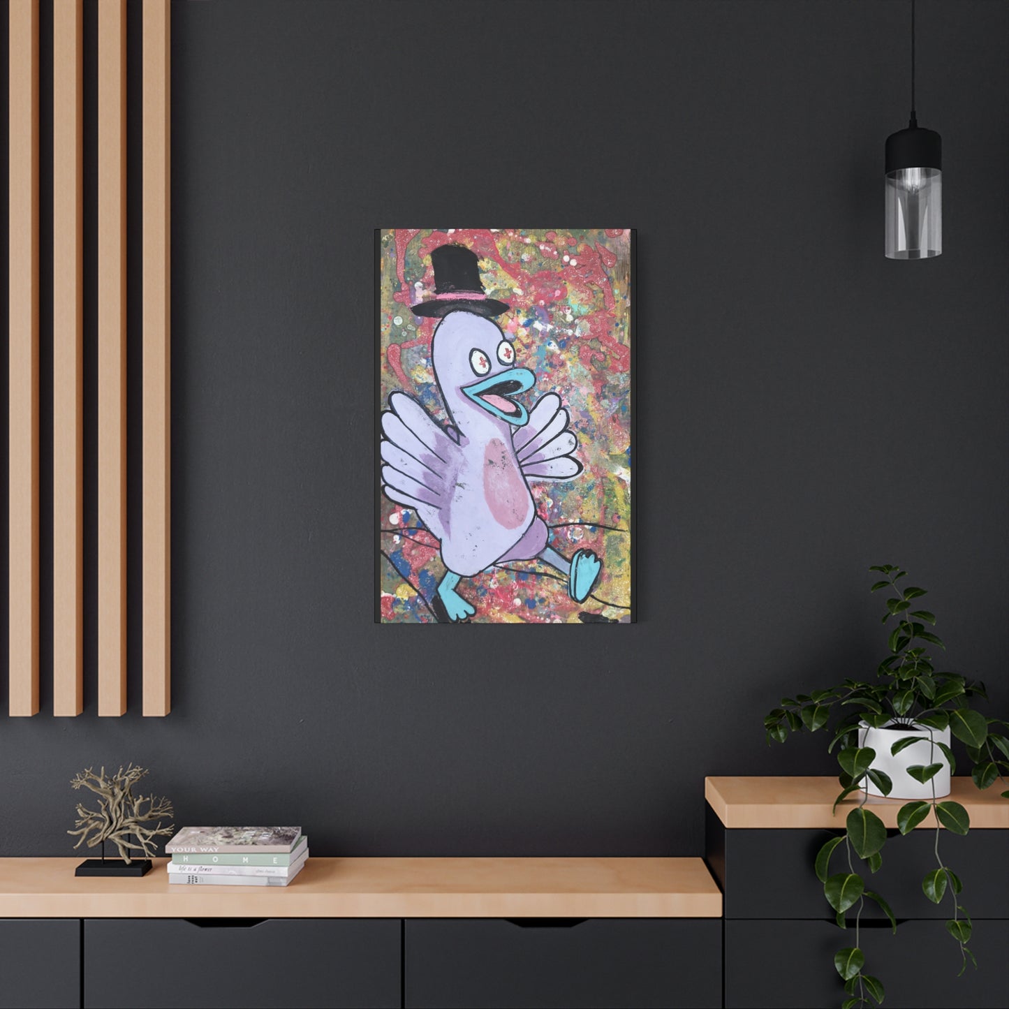 Canvas Print - Sir Quackers on Parade Original Artwork Print