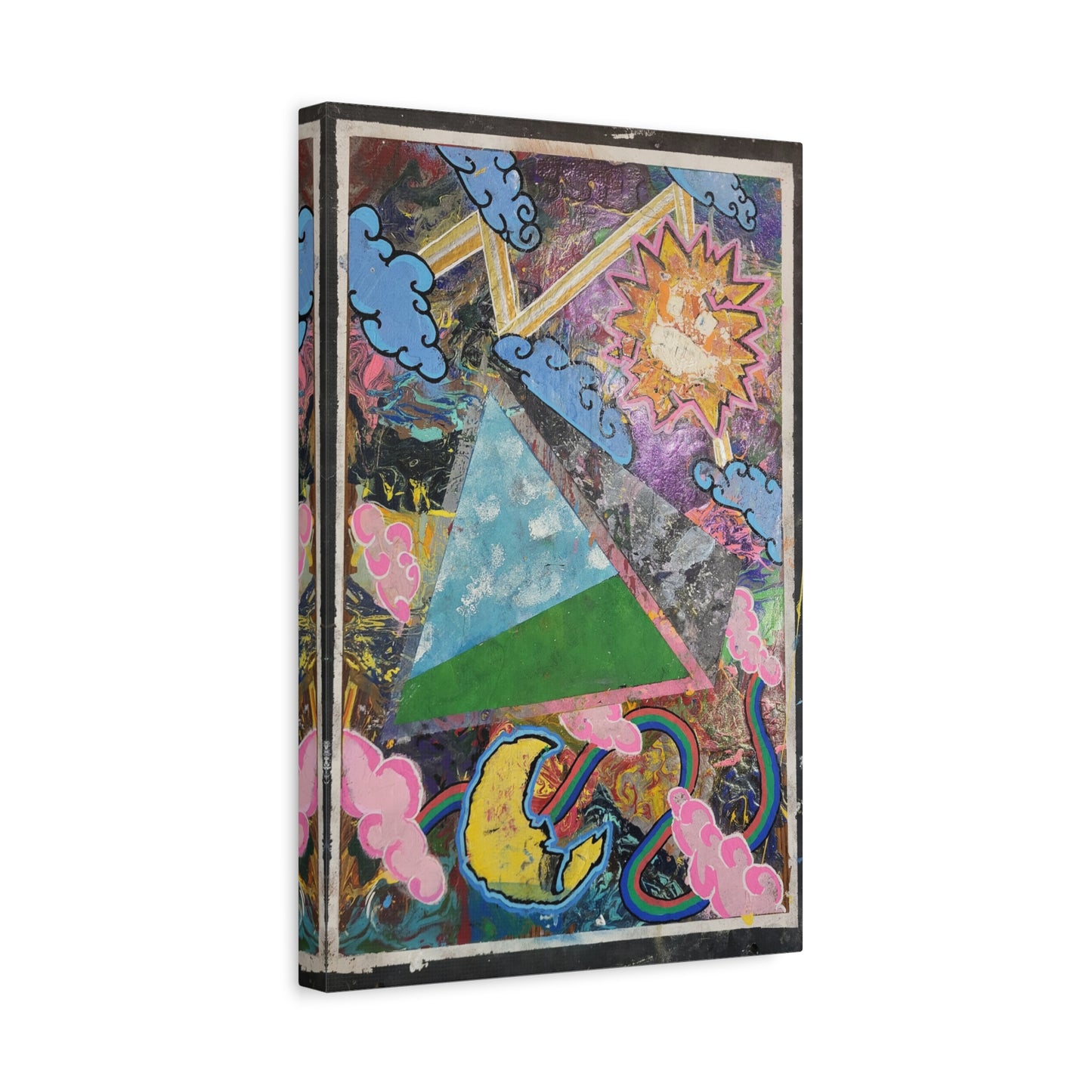 Peeking In From The Dreamscape Canvas Art —  Matte Stretched Wall Art