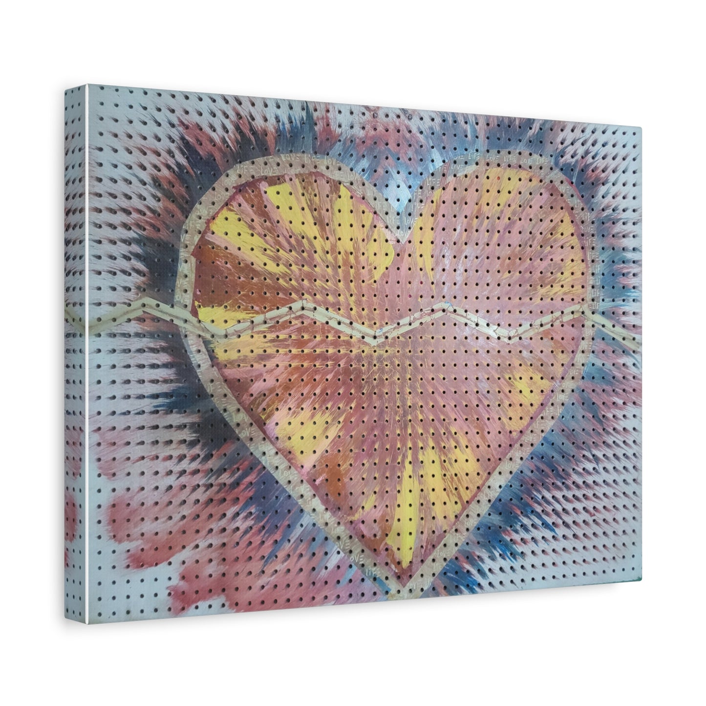 Relaxed Heart Burst Matte Canvas — Stretched 1.25" Wall Art