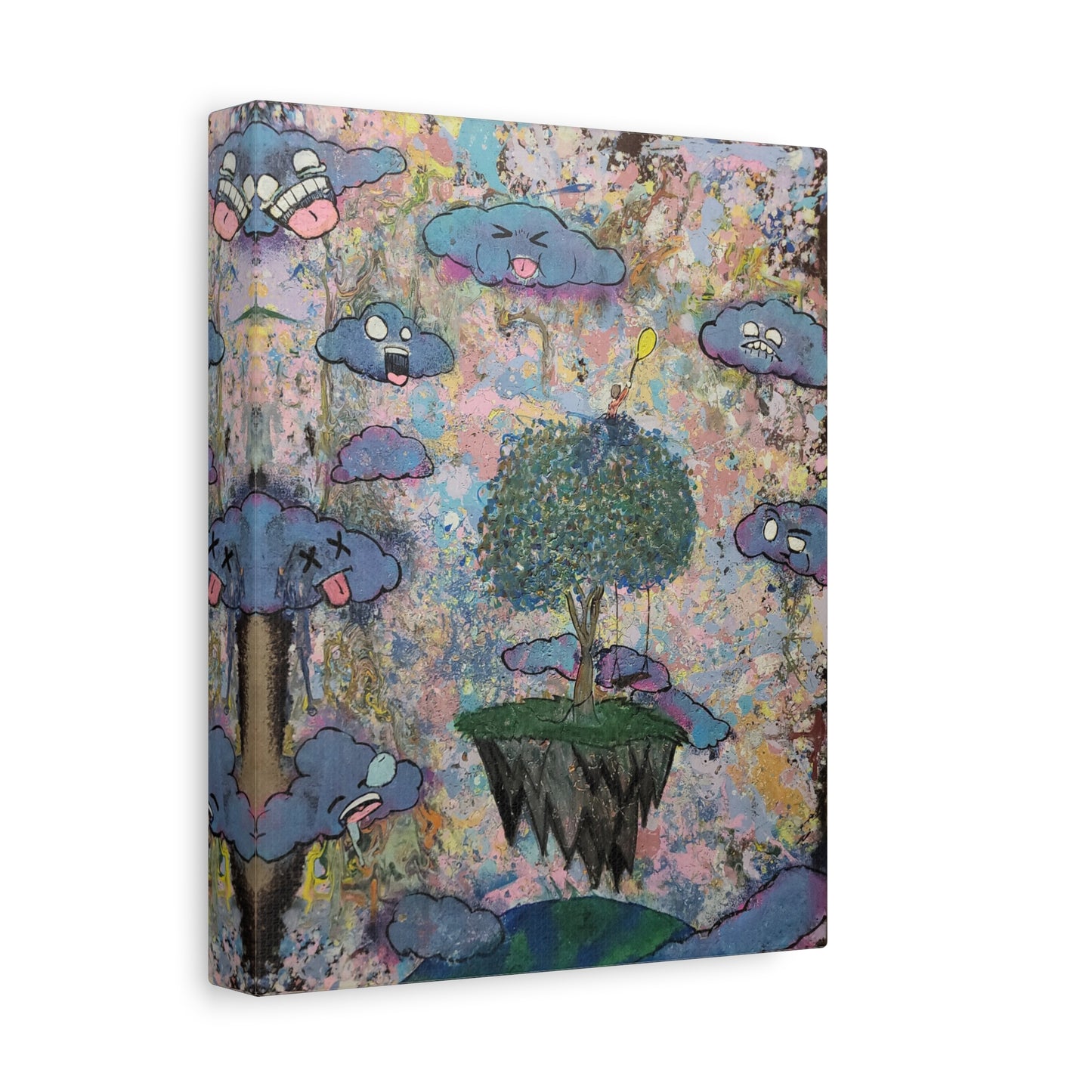 High Among the Clouds Matte Canvas Print