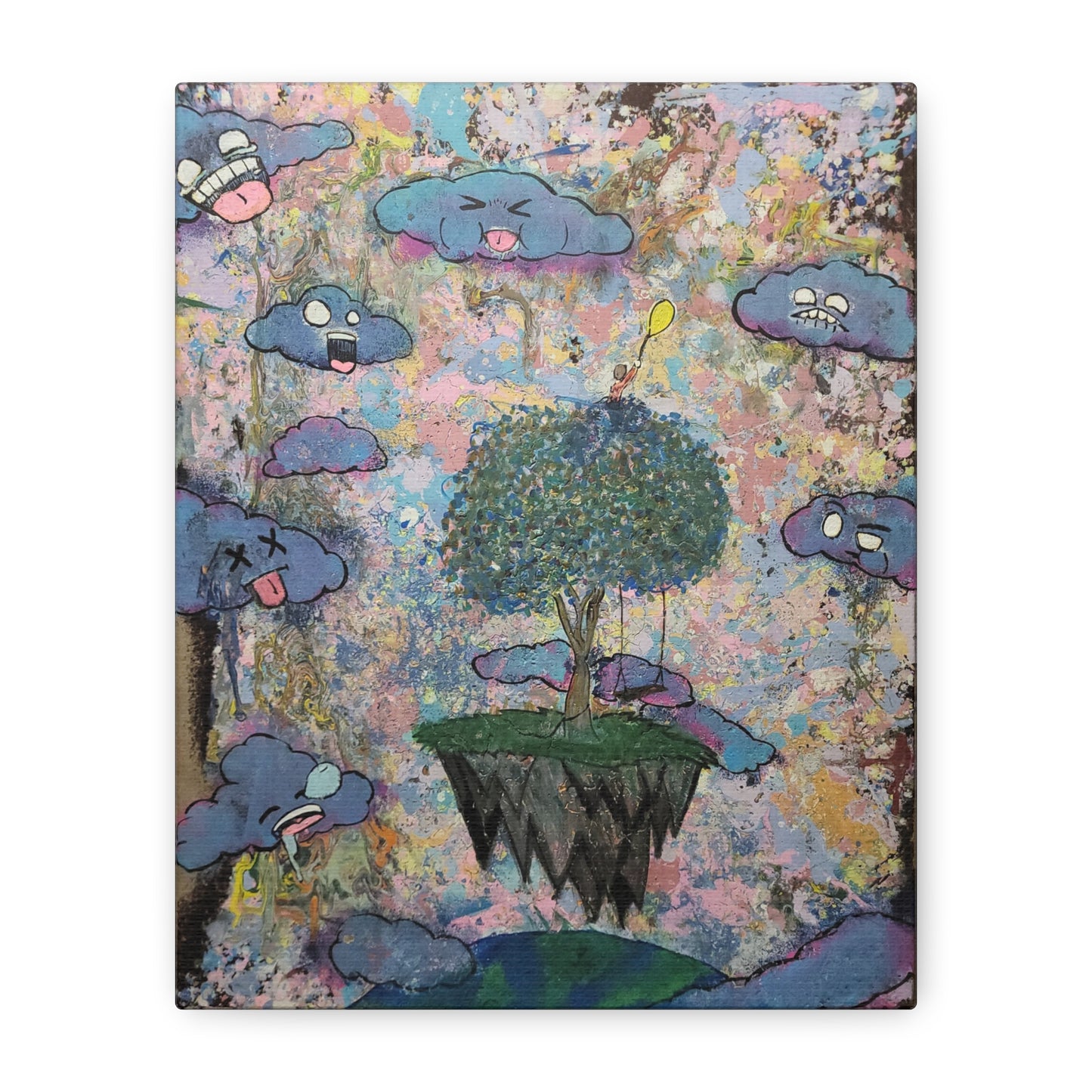 High Among the Clouds Matte Canvas Print