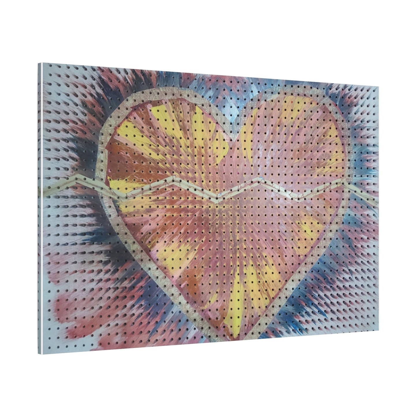 Relaxed Heart Burst Matte Canvas — Stretched 1.25" Wall Art