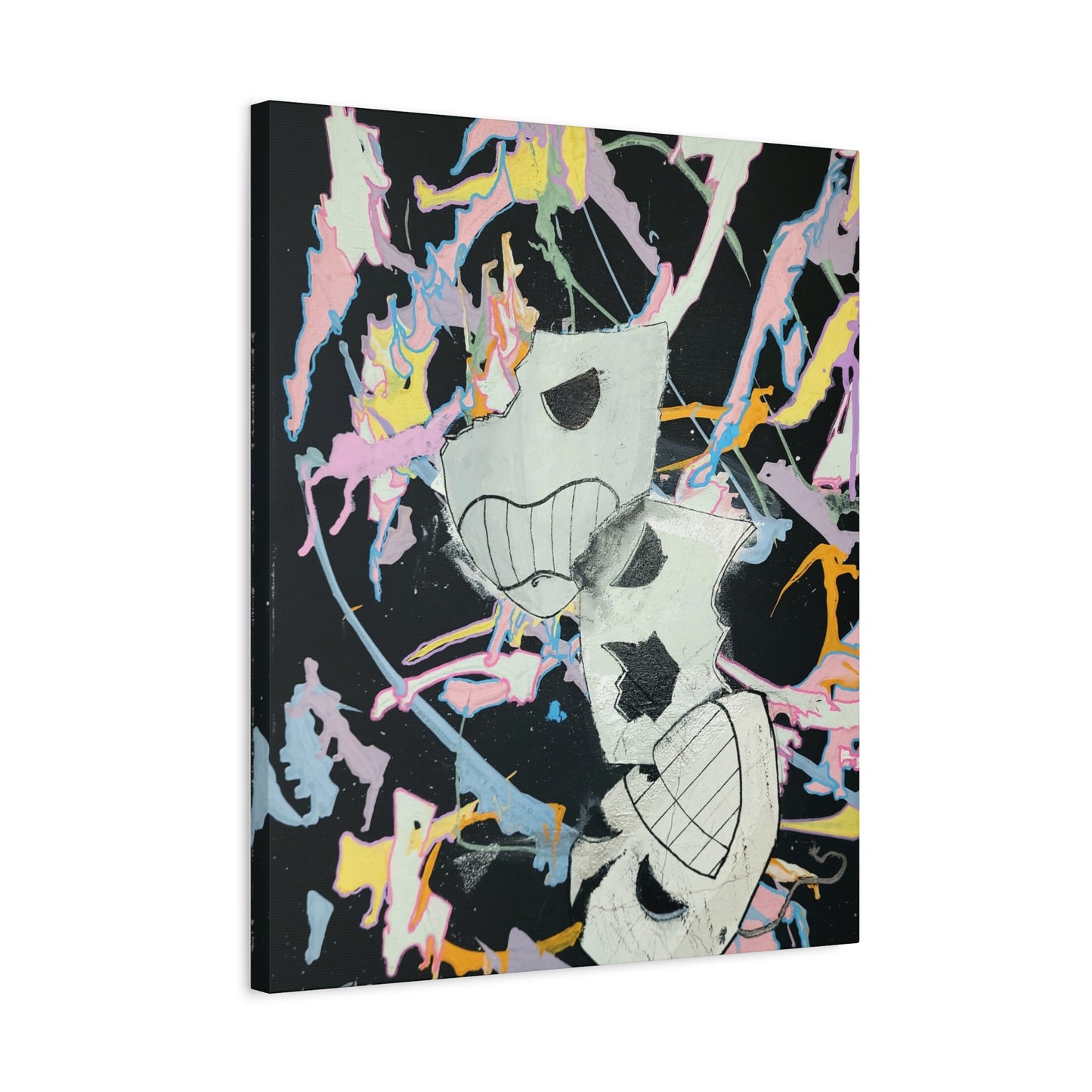 Canvas Print - The Masks No Longer Work Surreal Art