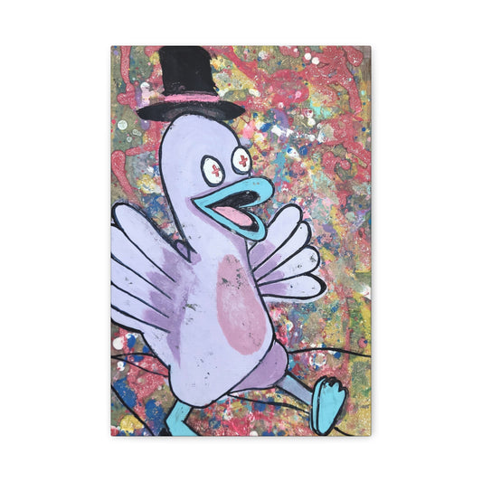 Canvas Print - Sir Quackers on Parade Original Artwork Print