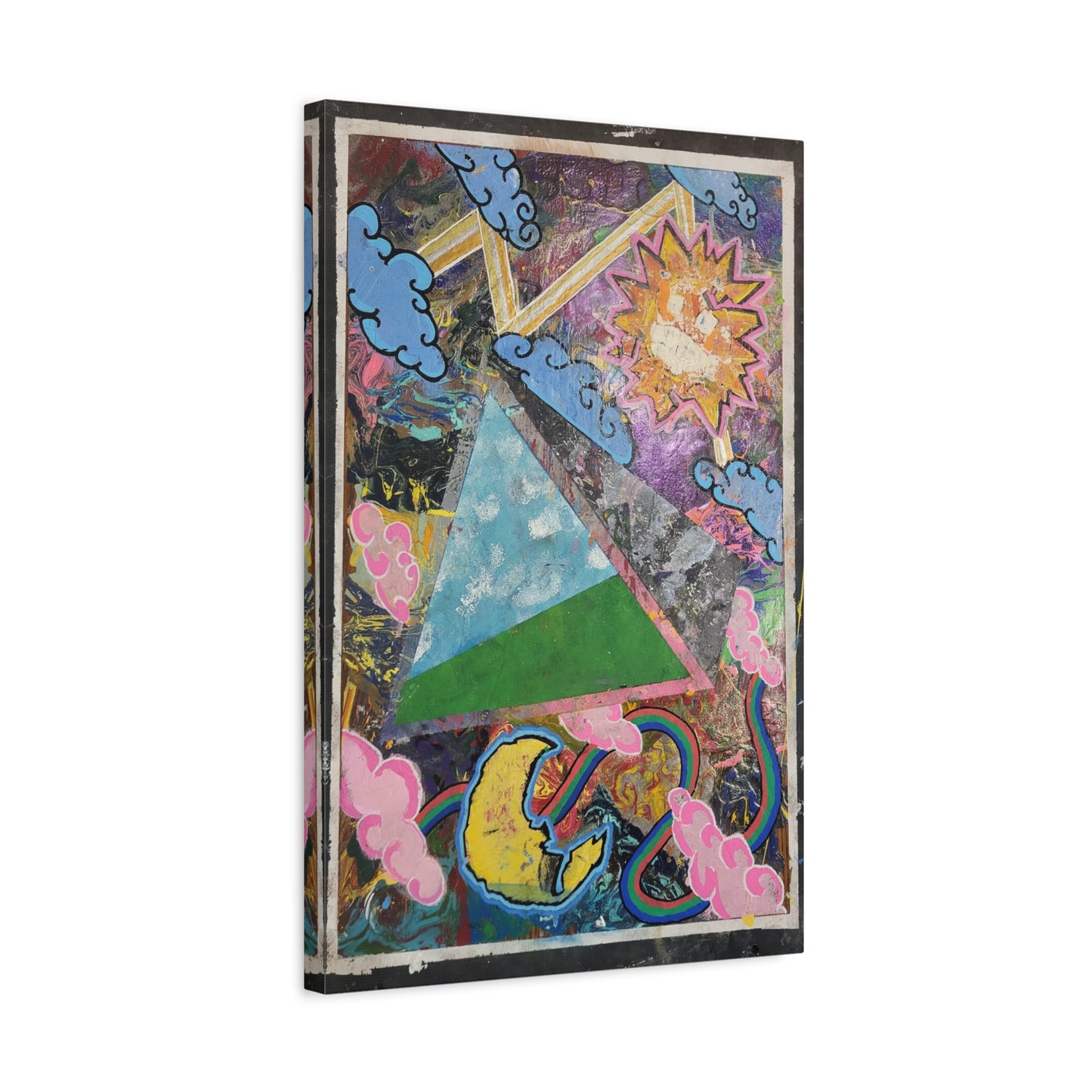 Peeking In From The Dreamscape Canvas Art —  Matte Stretched Wall Art