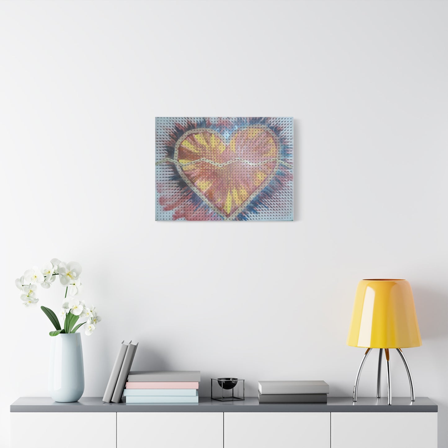 Relaxed Heart Burst Matte Canvas — Stretched 1.25" Wall Art