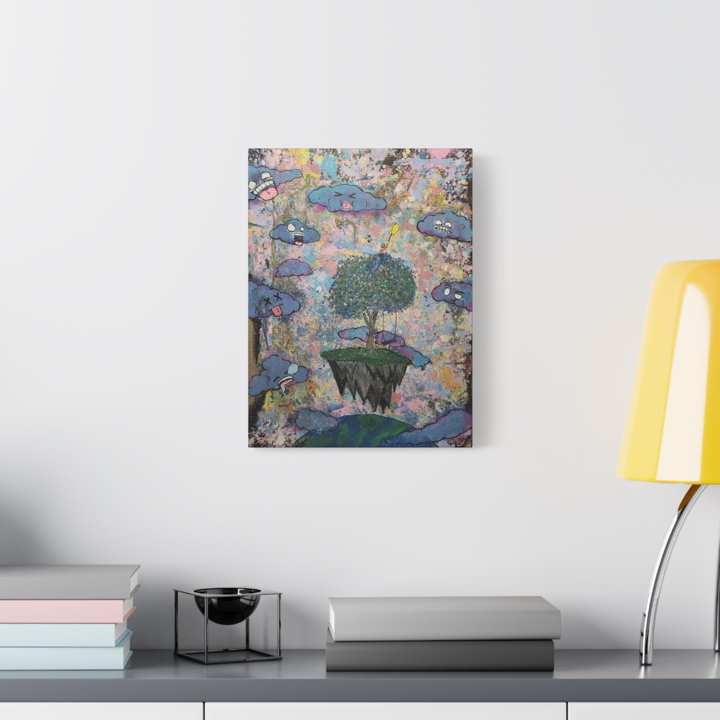 High Among the Clouds Matte Canvas Print
