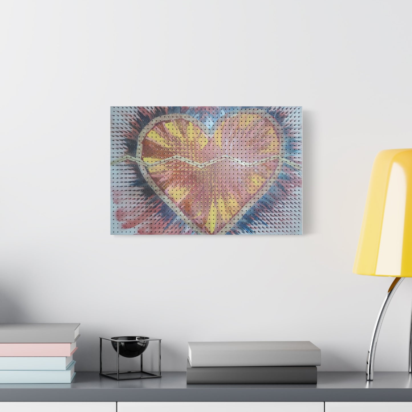 Relaxed Heart Burst Matte Canvas — Stretched 1.25" Wall Art