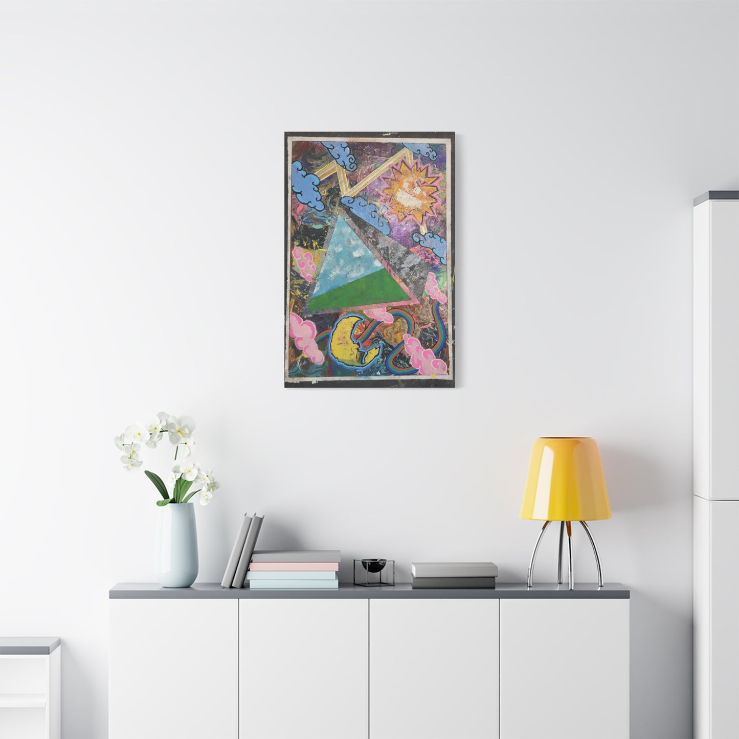 Peeking In From The Dreamscape Canvas Art —  Matte Stretched Wall Art