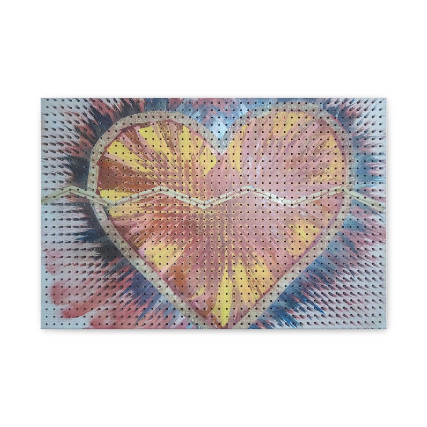 Relaxed Heart Burst Matte Canvas — Stretched 1.25" Wall Art