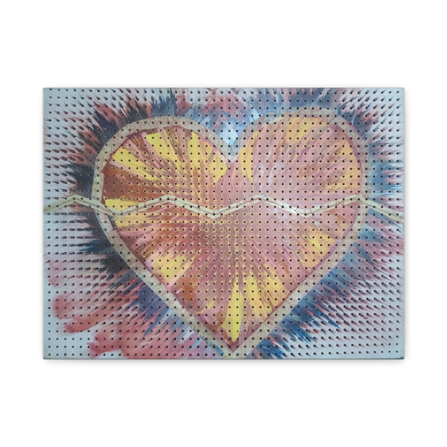 Relaxed Heart Burst Matte Canvas — Stretched 1.25" Wall Art