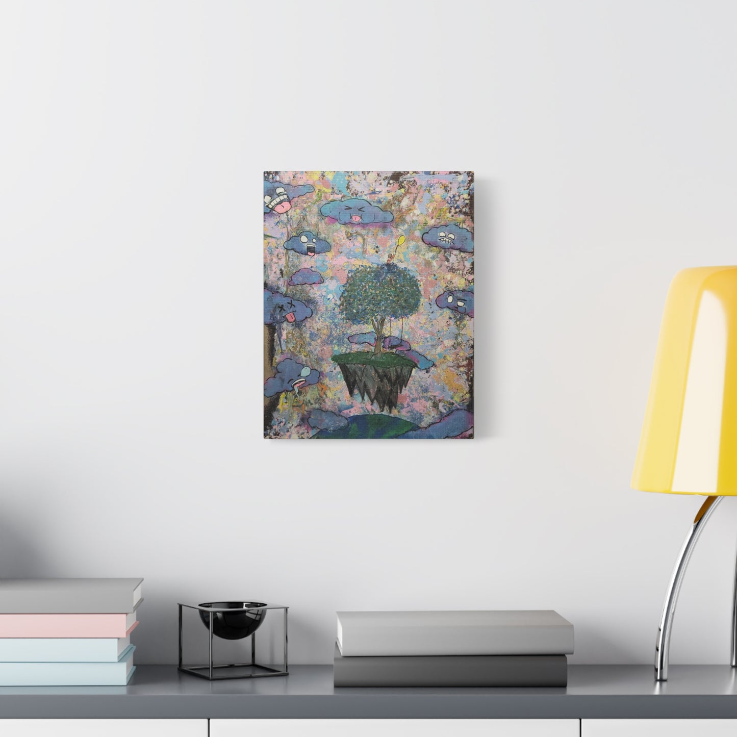 High Among the Clouds Matte Canvas Print