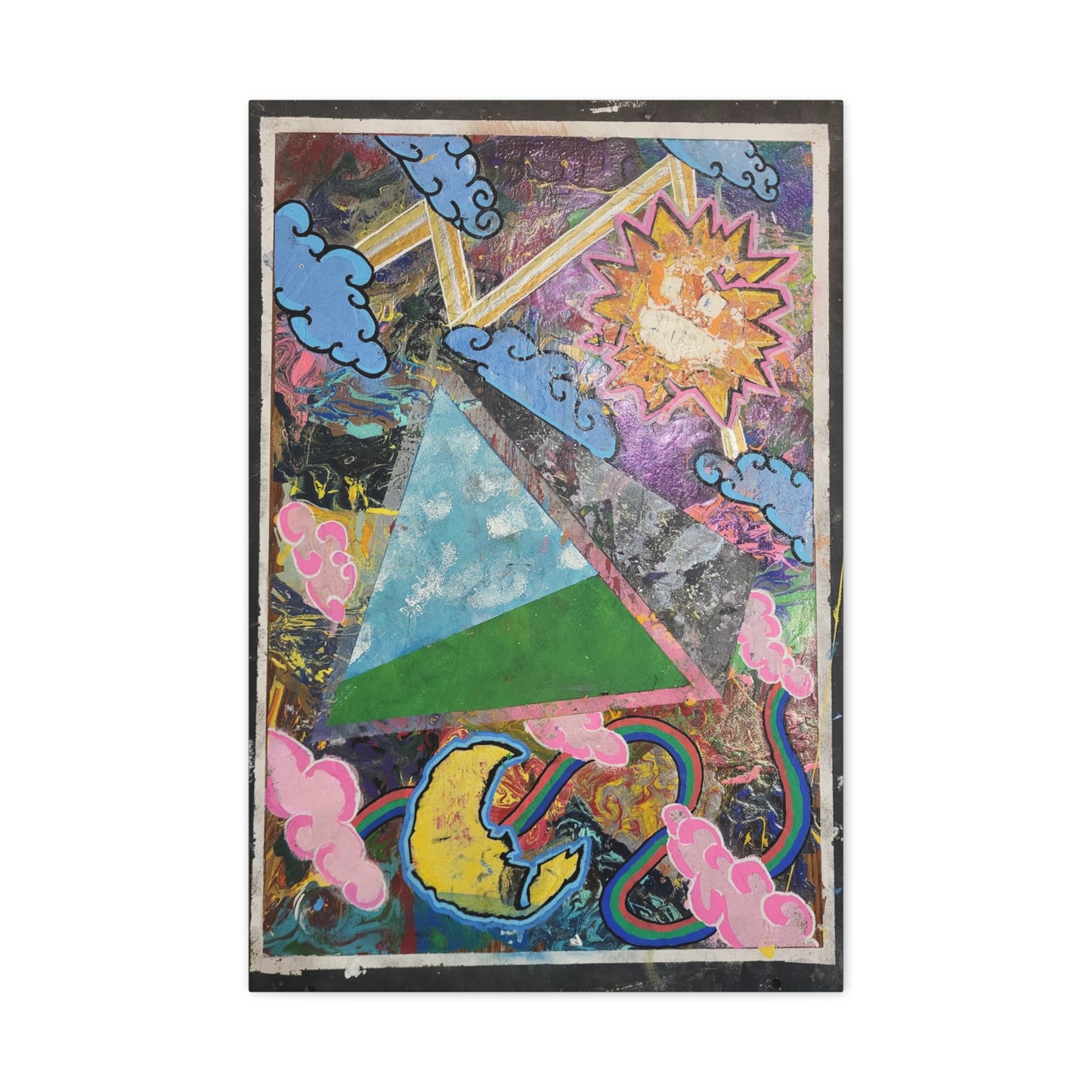 Peeking In From The Dreamscape Canvas Art —  Matte Stretched Wall Art