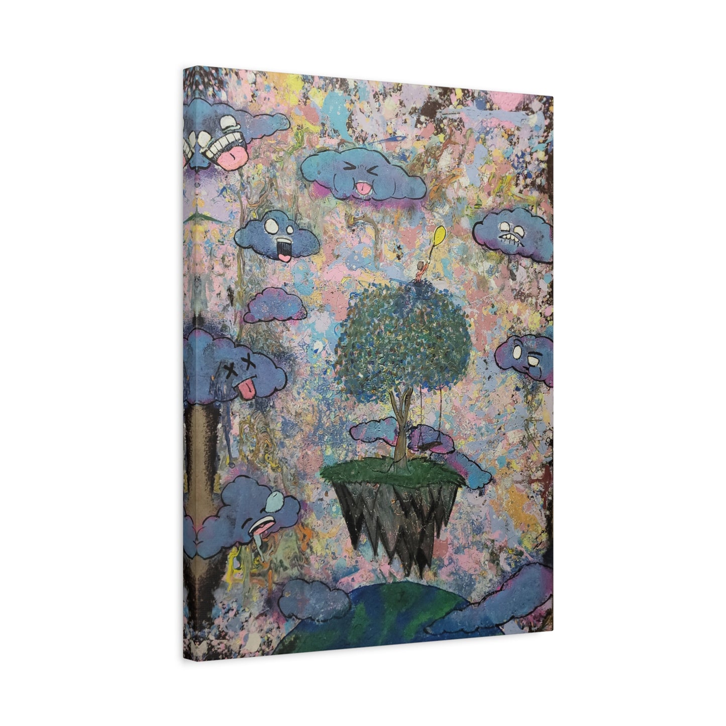 High Among the Clouds Matte Canvas Print