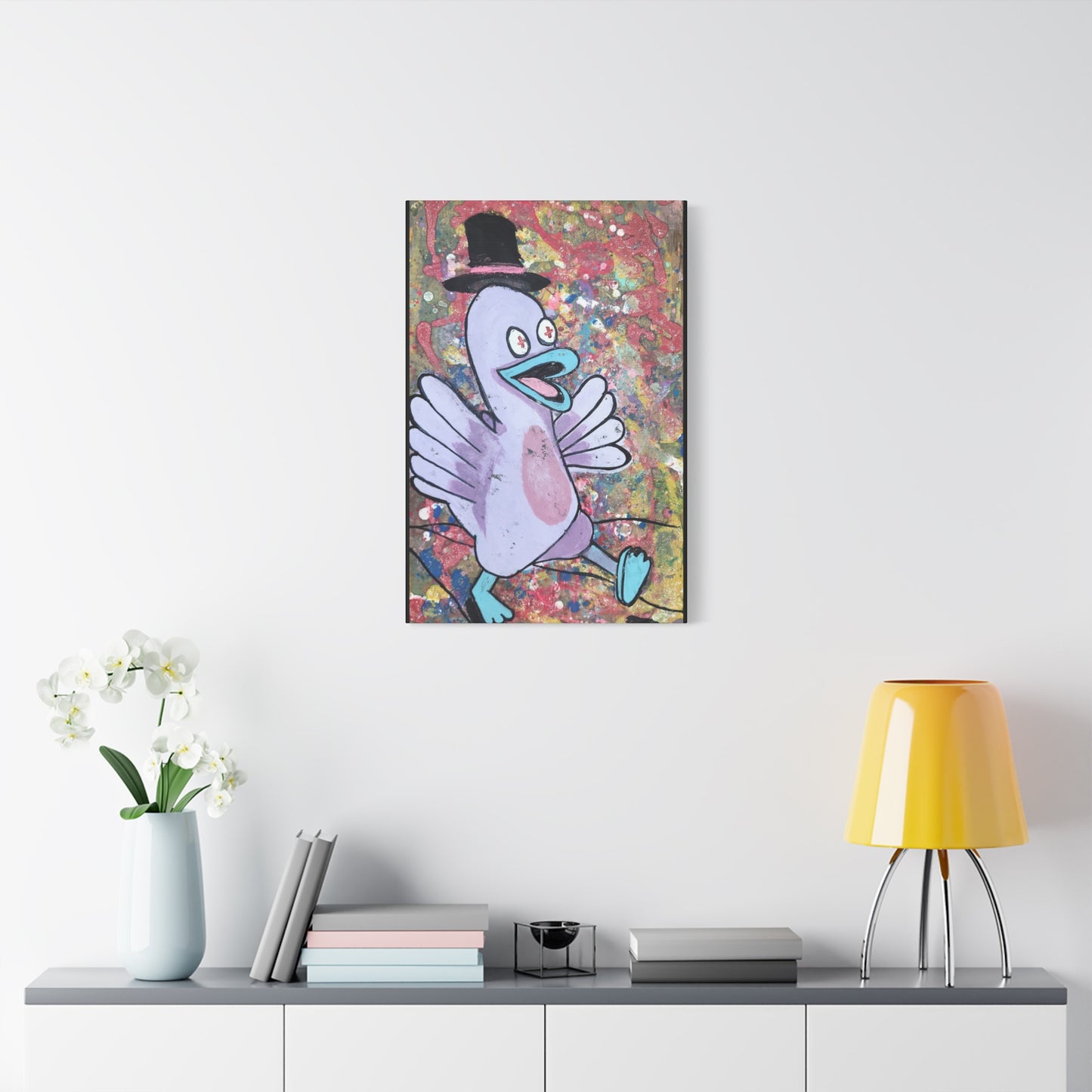 Canvas Print - Sir Quackers on Parade Original Artwork Print