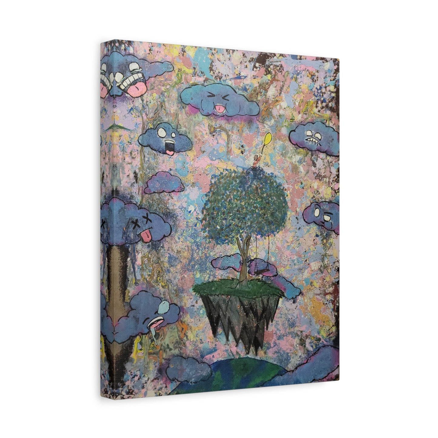 High Among the Clouds Matte Canvas Print