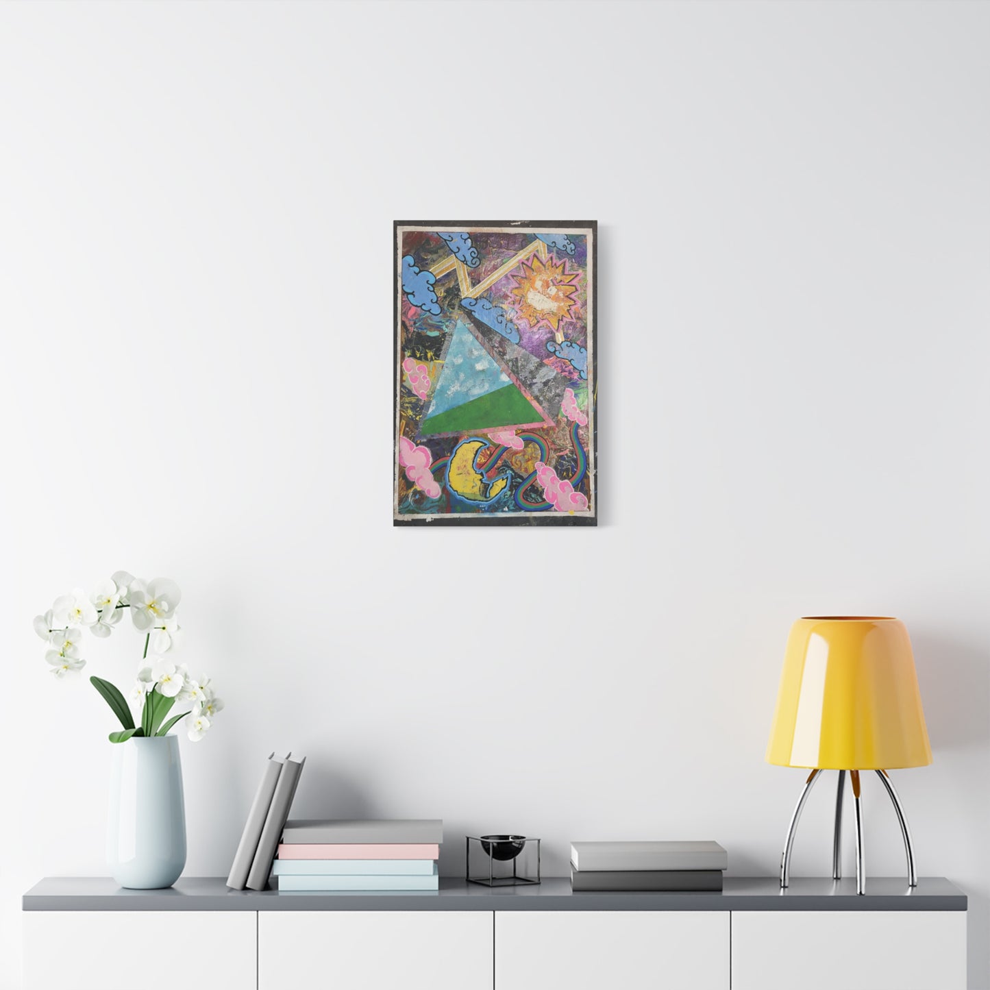 Peeking In From The Dreamscape Canvas Art —  Matte Stretched Wall Art