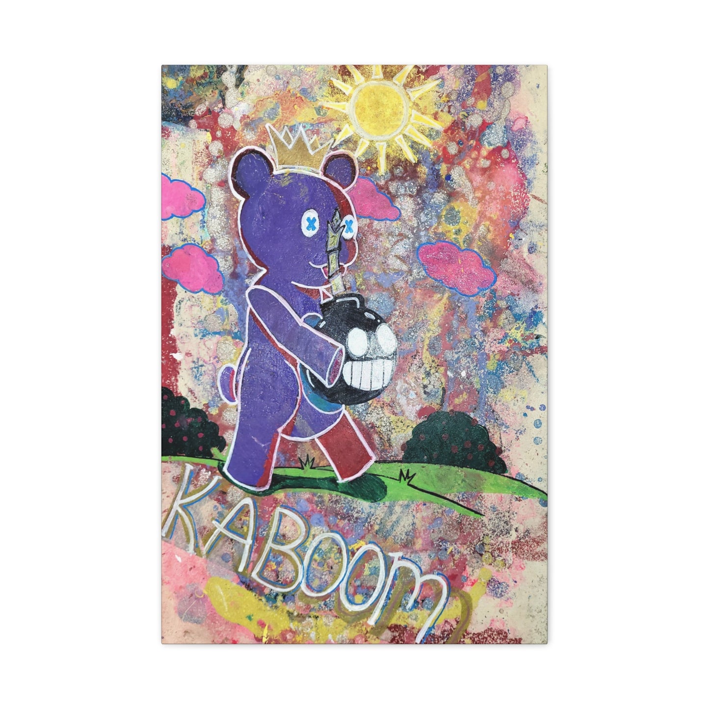 Canvas Print - Teddy Bear Picnic Pop Surrealism Artwork