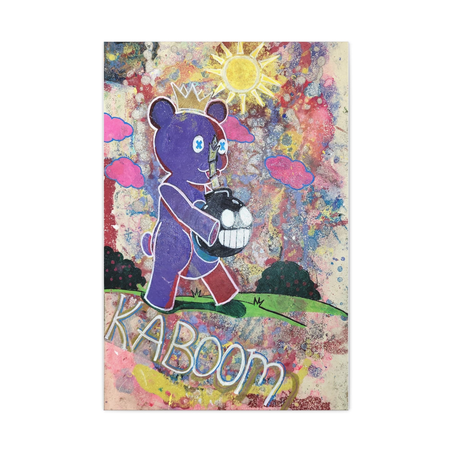 Canvas Print - Teddy Bear Picnic Pop Surrealism Artwork