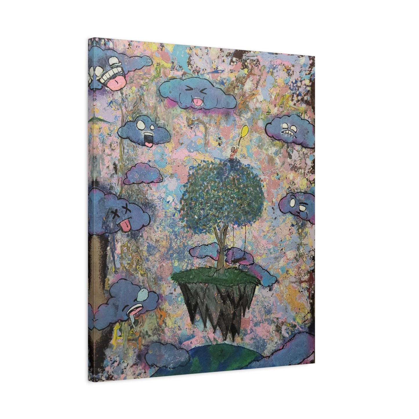 High Among the Clouds Matte Canvas Print