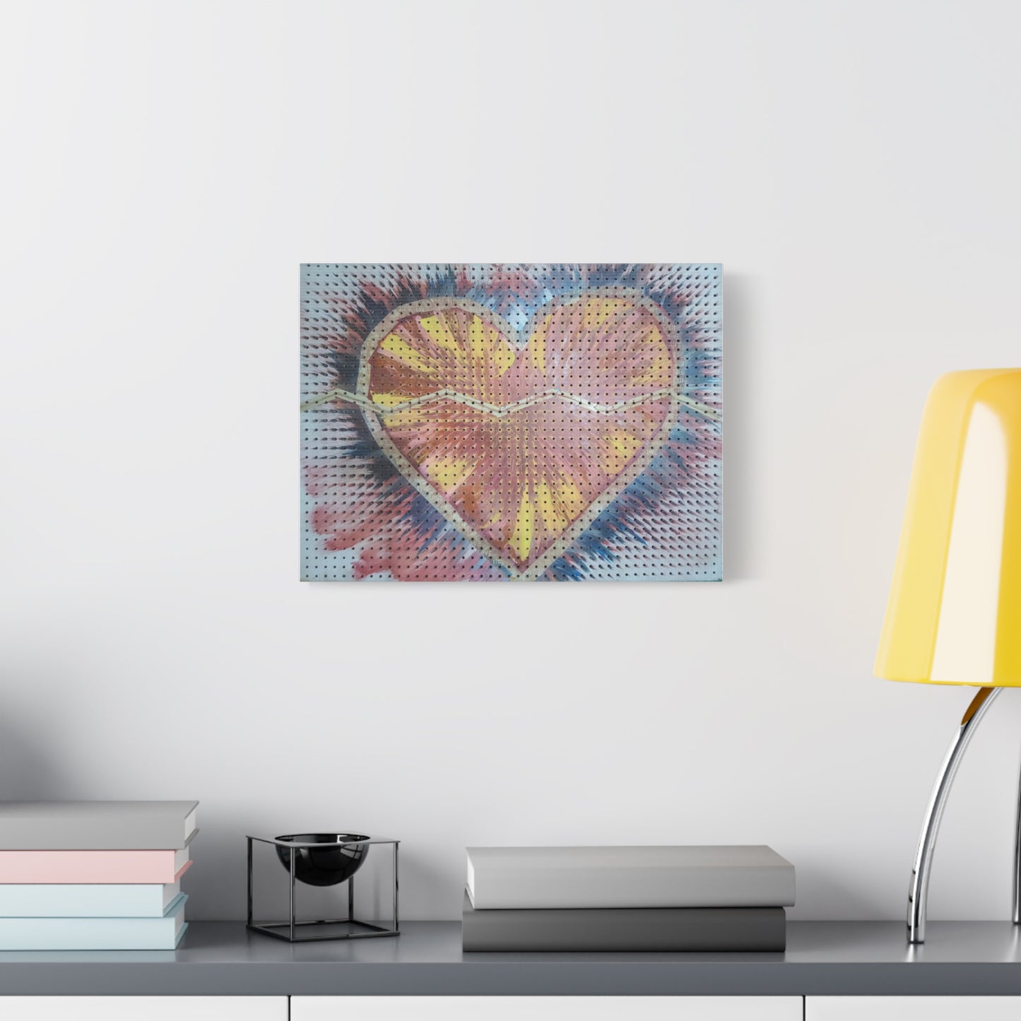 Relaxed Heart Burst Matte Canvas — Stretched 1.25" Wall Art