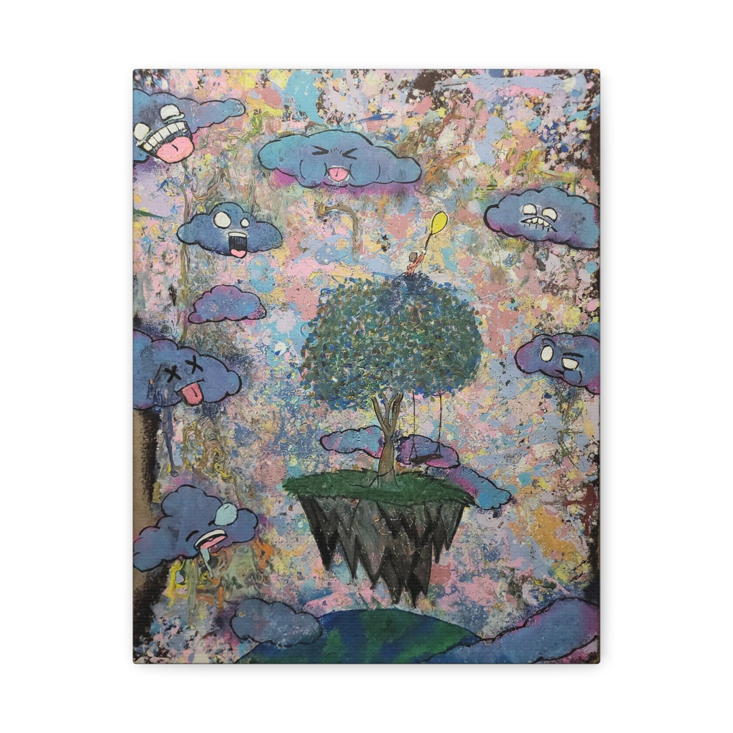 High Among the Clouds Matte Canvas Print