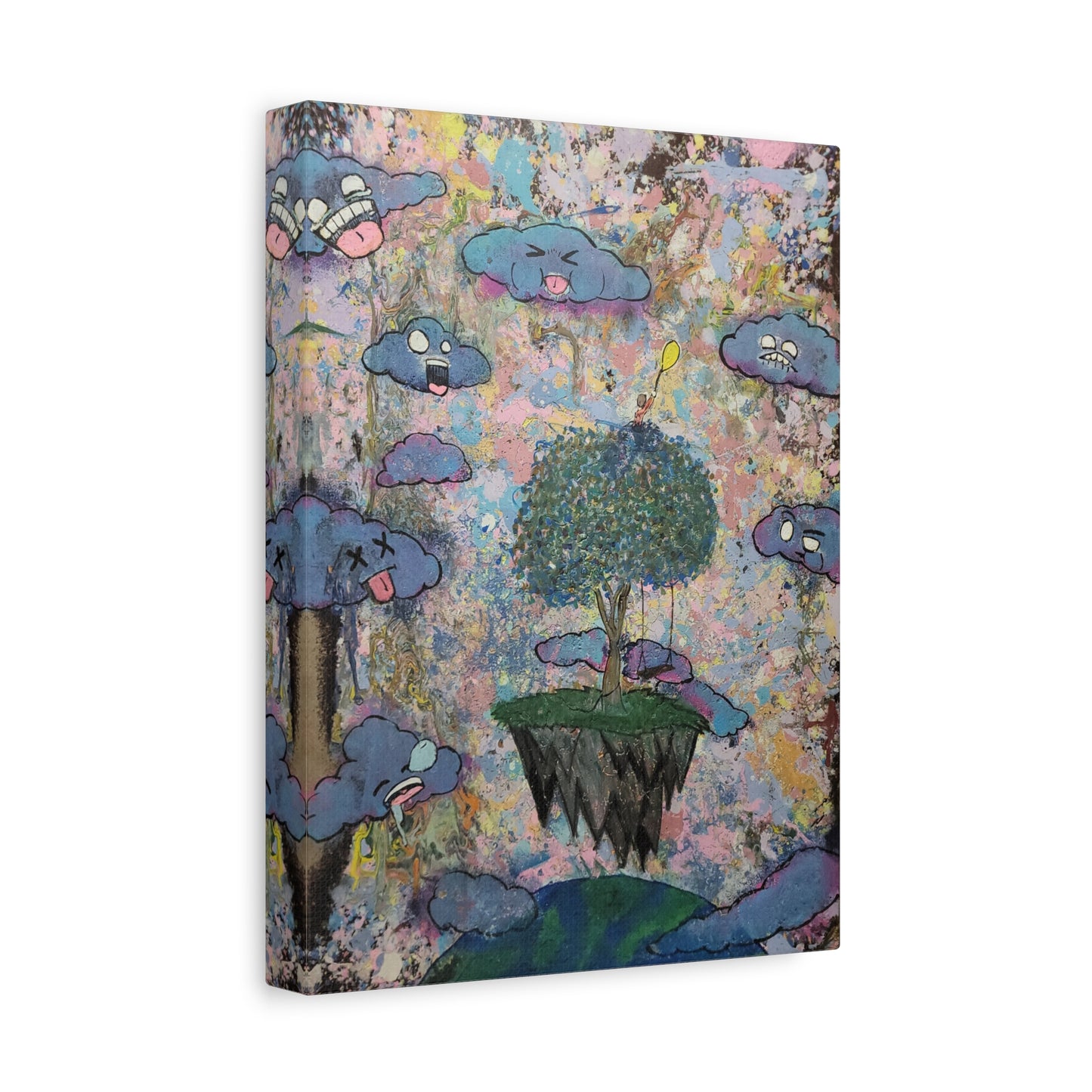 High Among the Clouds Matte Canvas Print