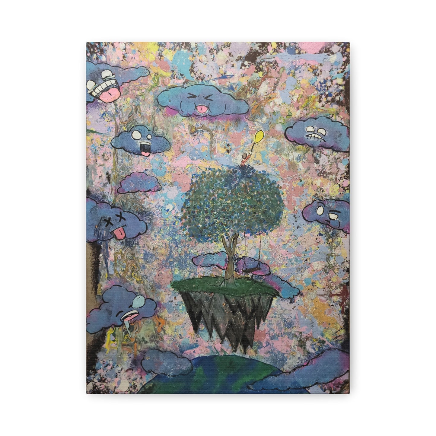 High Among the Clouds Matte Canvas Print