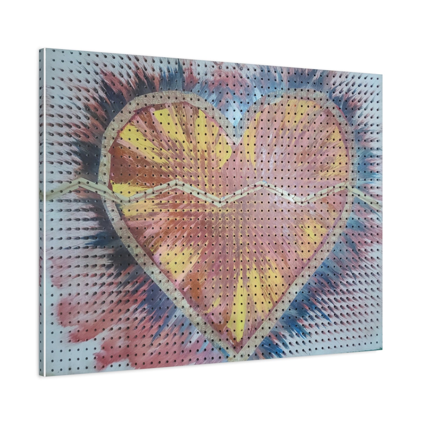 Relaxed Heart Burst Matte Canvas — Stretched 1.25" Wall Art