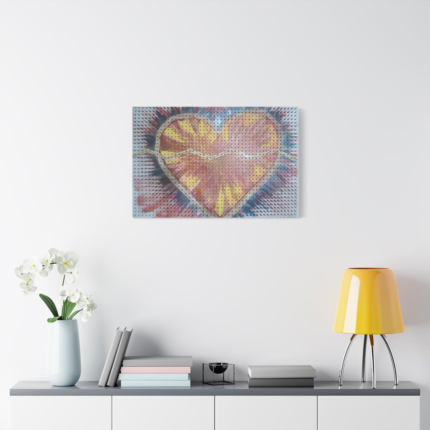 Relaxed Heart Burst Matte Canvas — Stretched 1.25" Wall Art