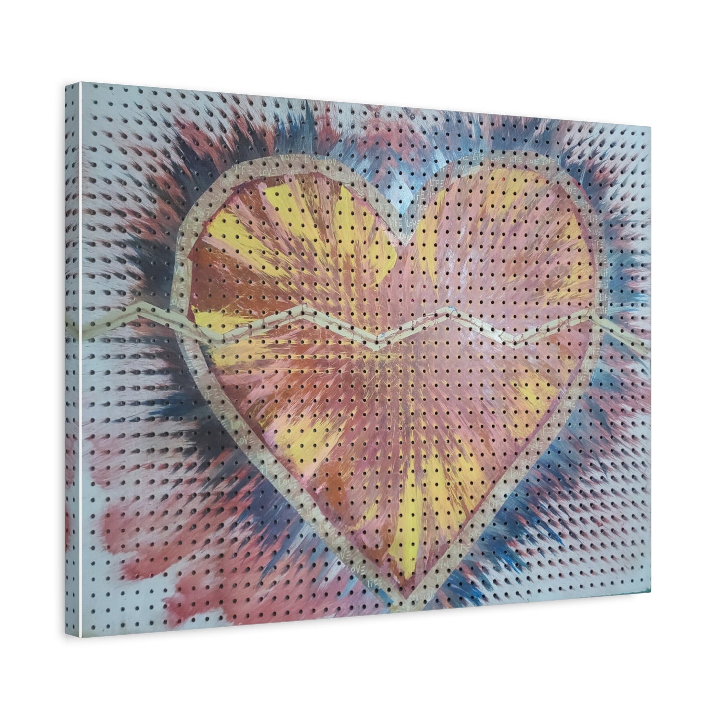 Relaxed Heart Burst Matte Canvas — Stretched 1.25" Wall Art