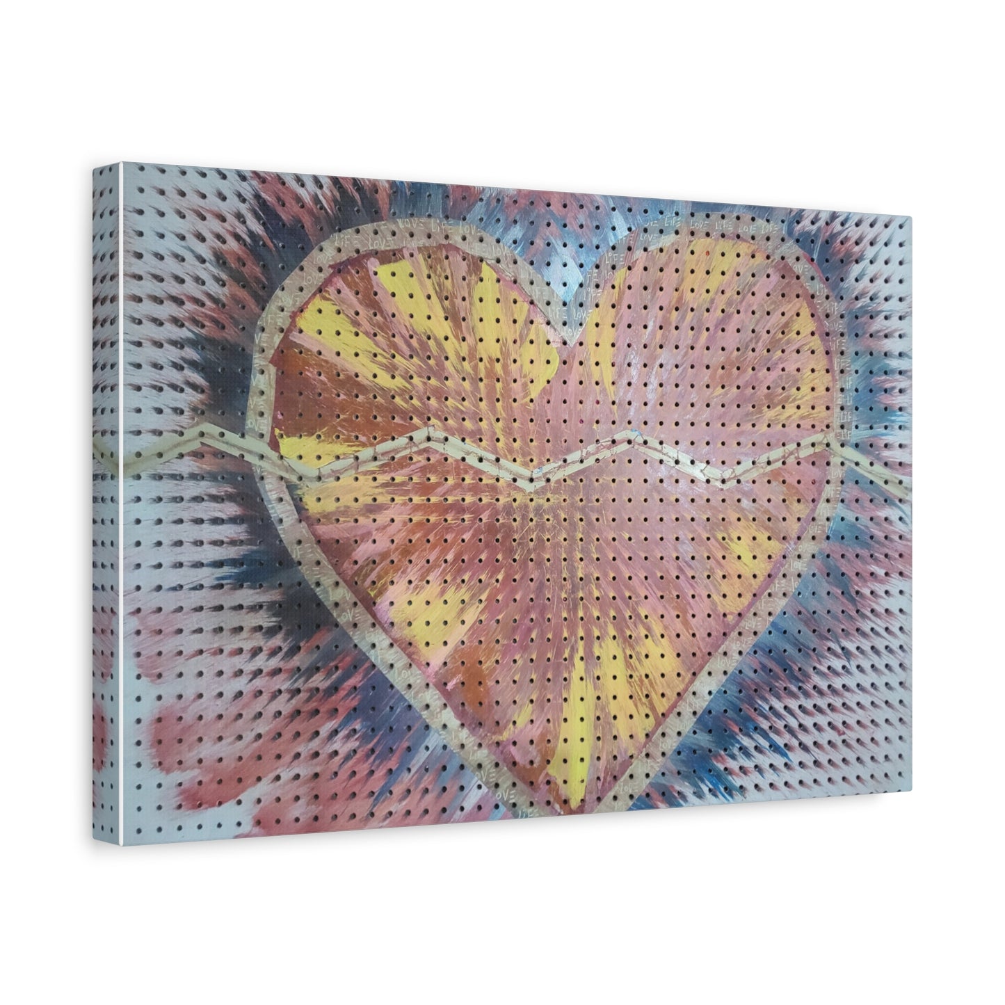 Relaxed Heart Burst Matte Canvas — Stretched 1.25" Wall Art