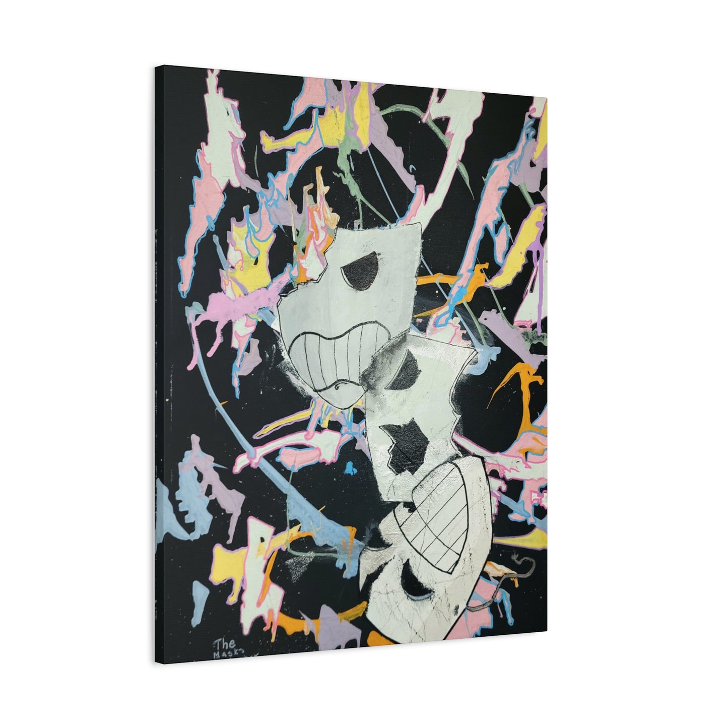 Canvas Print - The Masks No Longer Work Surreal Art
