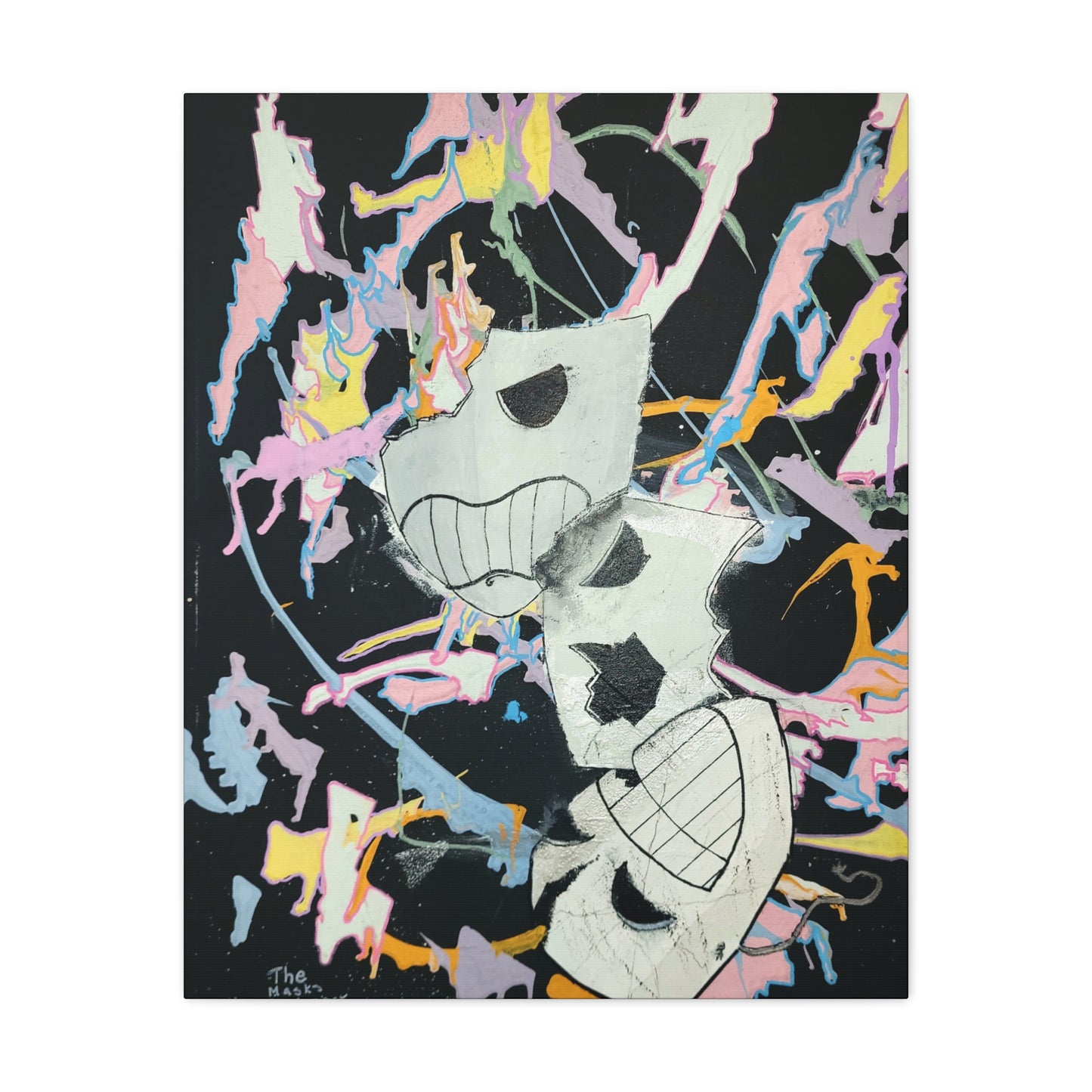 Canvas Print - The Masks No Longer Work Surreal Art