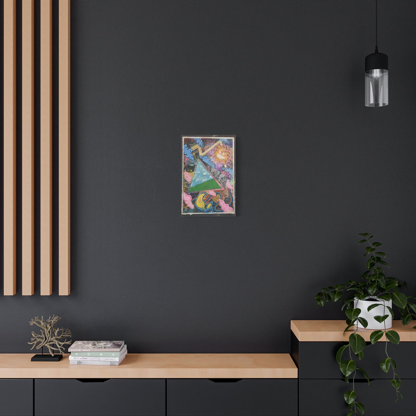 Peeking In From The Dreamscape Canvas Art —  Matte Stretched Wall Art
