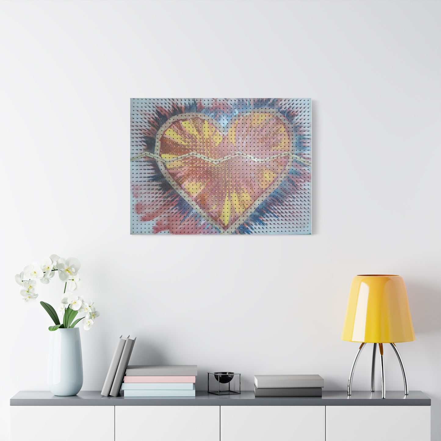 Relaxed Heart Burst Matte Canvas — Stretched 1.25" Wall Art