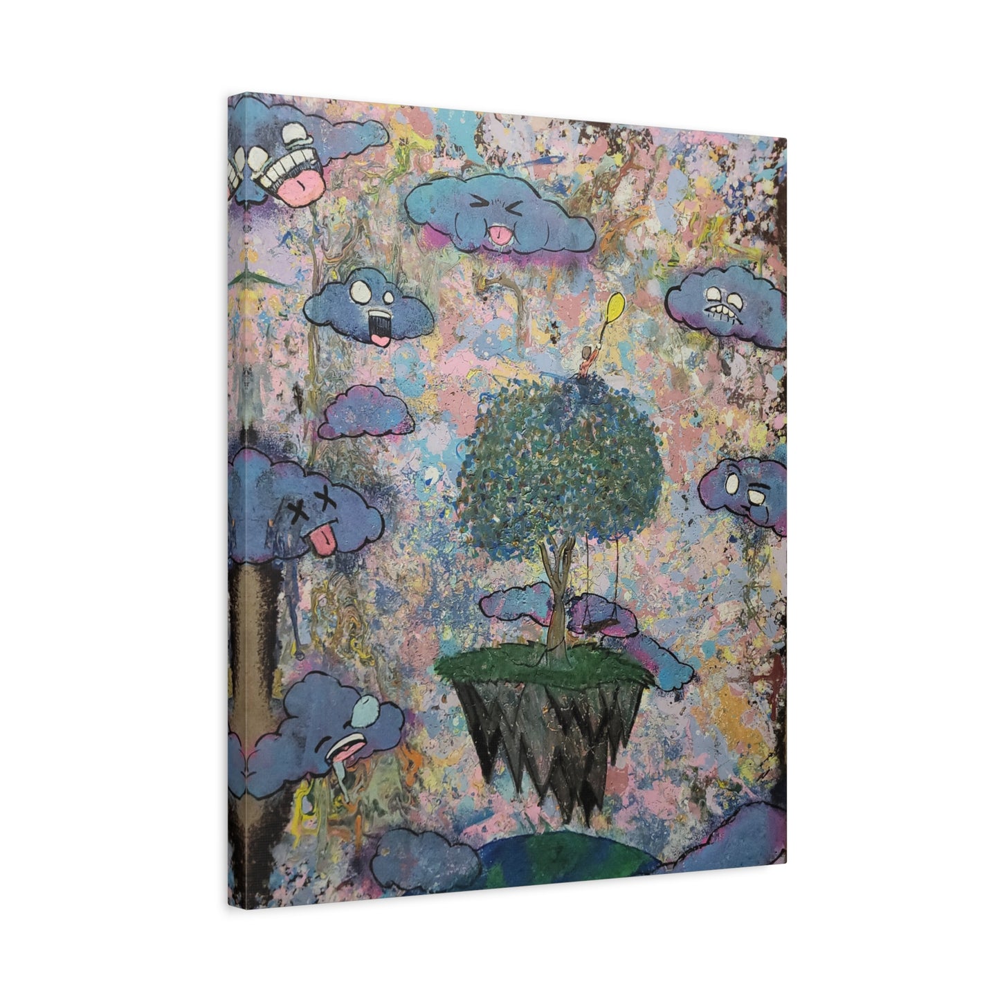 High Among the Clouds Matte Canvas Print