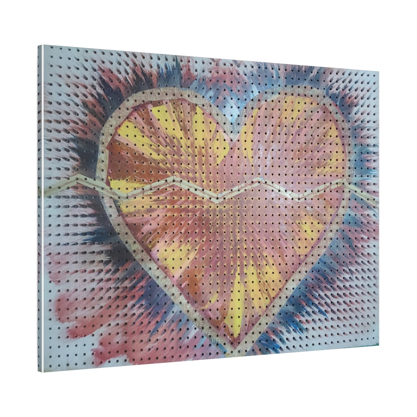 Relaxed Heart Burst Matte Canvas — Stretched 1.25" Wall Art