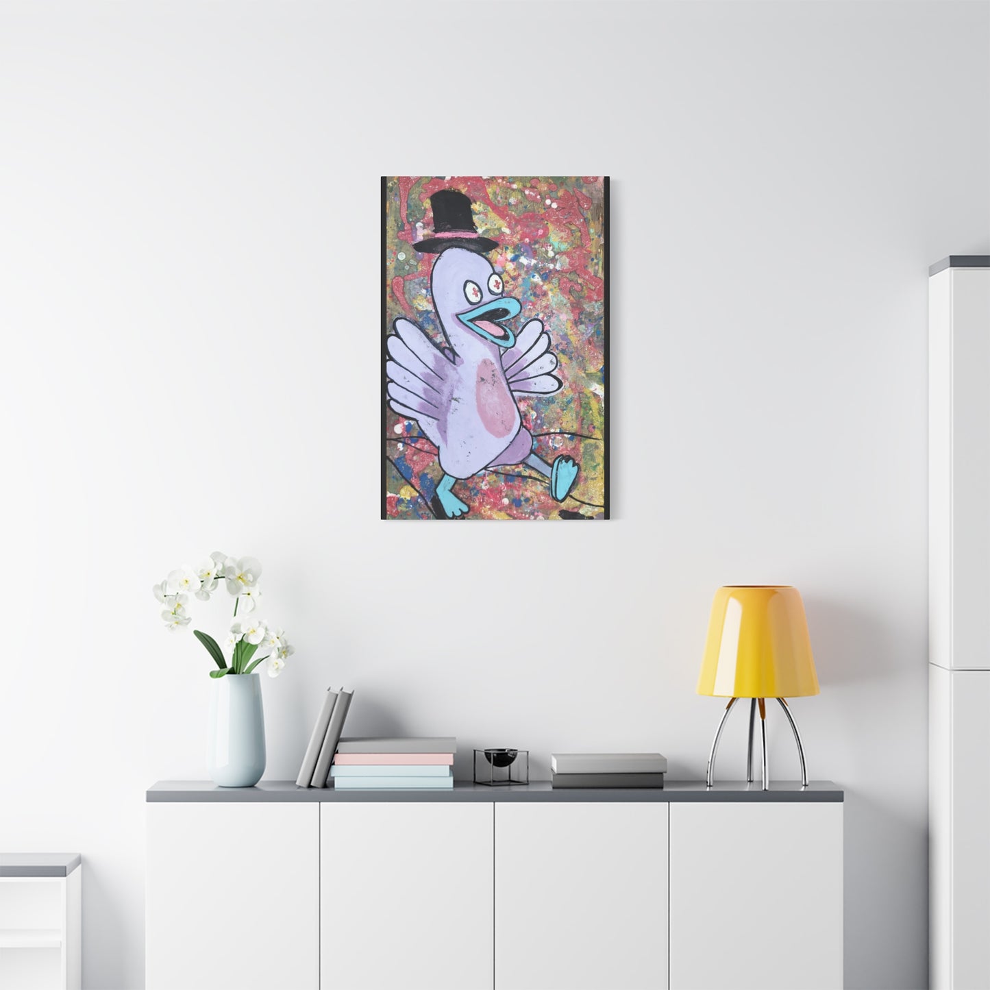 Canvas Print - Sir Quackers on Parade Original Artwork Print