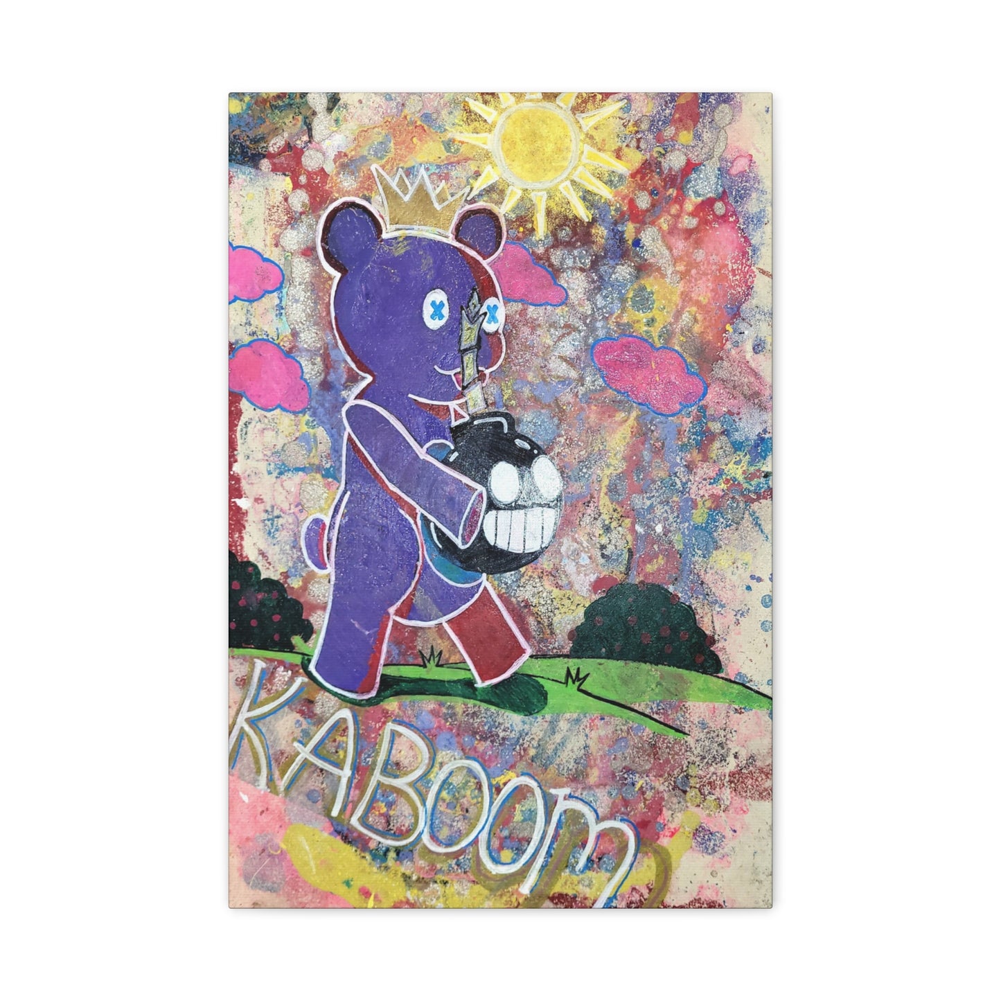 Canvas Print - Teddy Bear Picnic Pop Surrealism Artwork