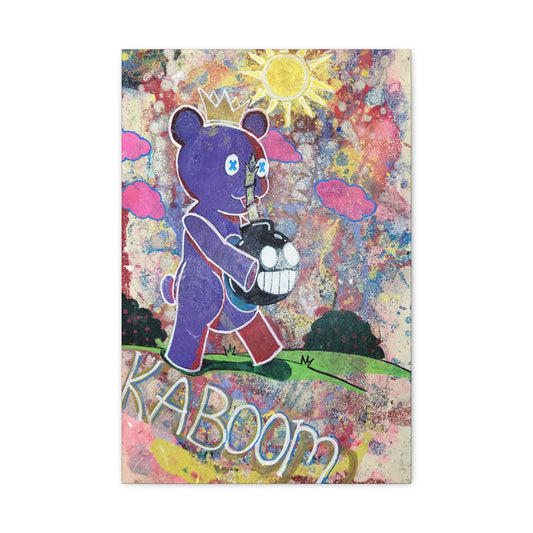 Canvas Print - Teddy Bear Picnic Pop Surrealism Artwork