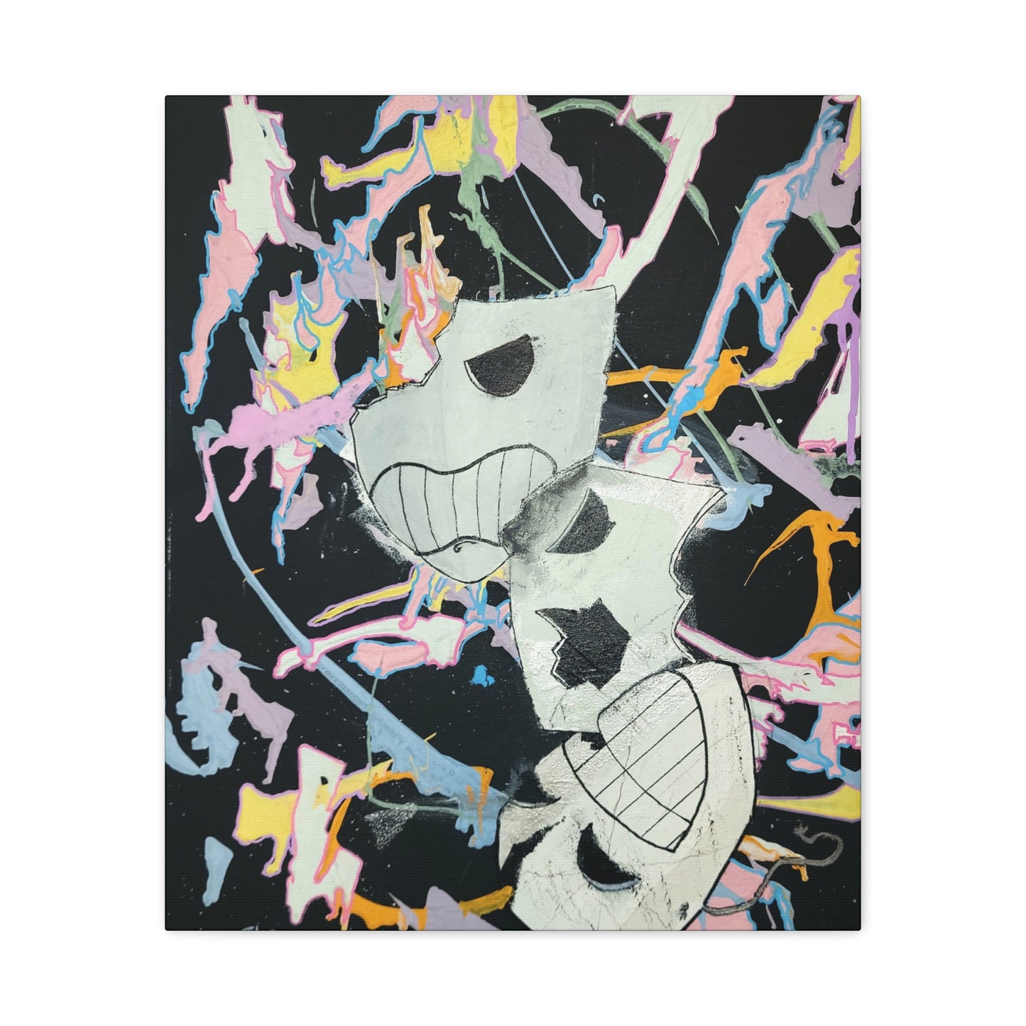 Canvas Print - The Masks No Longer Work Surreal Art