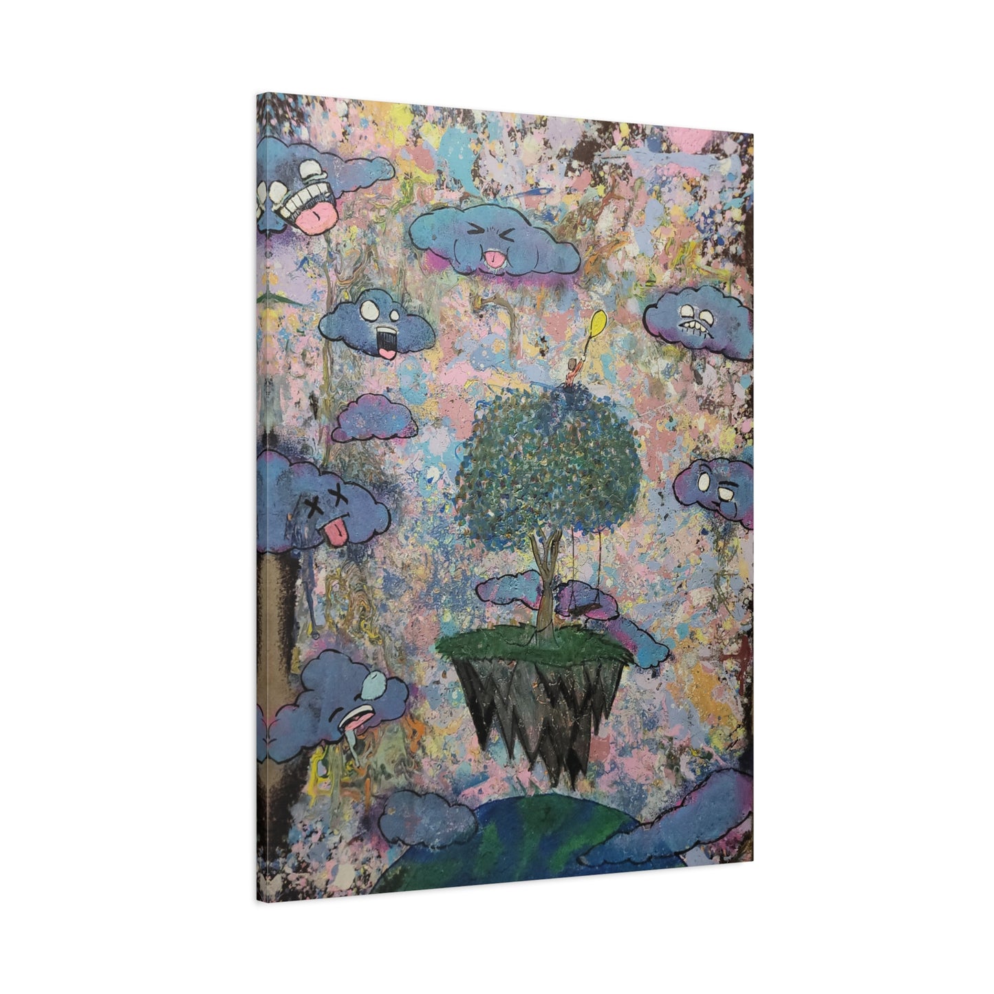 High Among the Clouds Matte Canvas Print