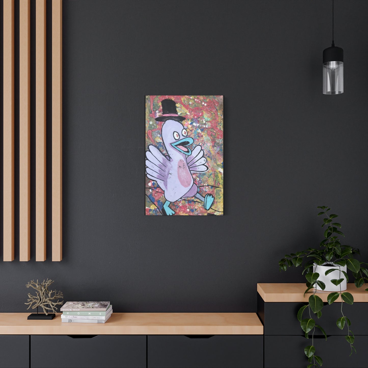 Canvas Print - Sir Quackers on Parade Original Artwork Print