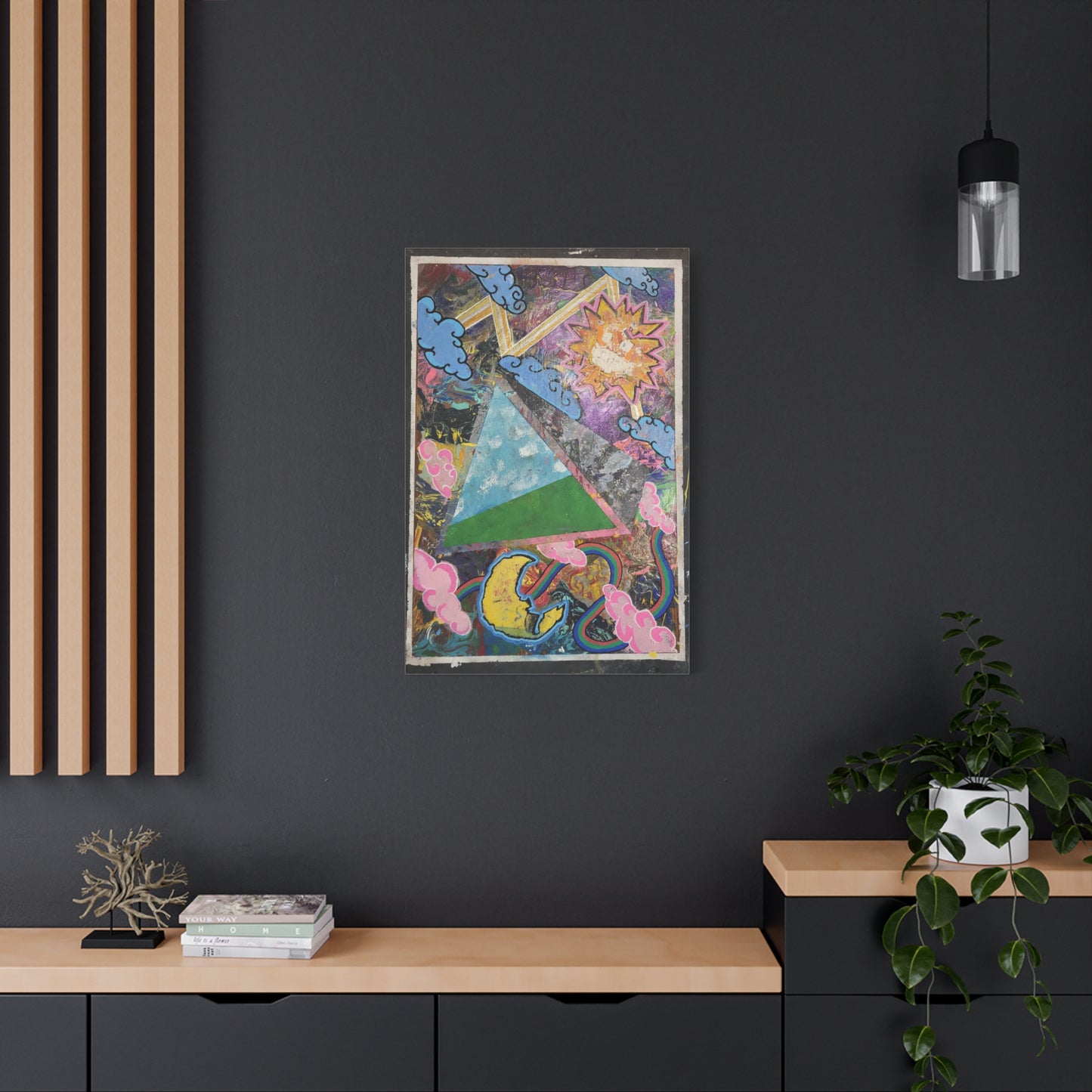 Peeking In From The Dreamscape Canvas Art —  Matte Stretched Wall Art