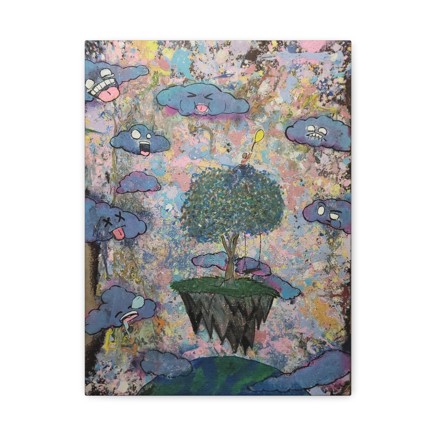 High Among the Clouds Matte Canvas Print