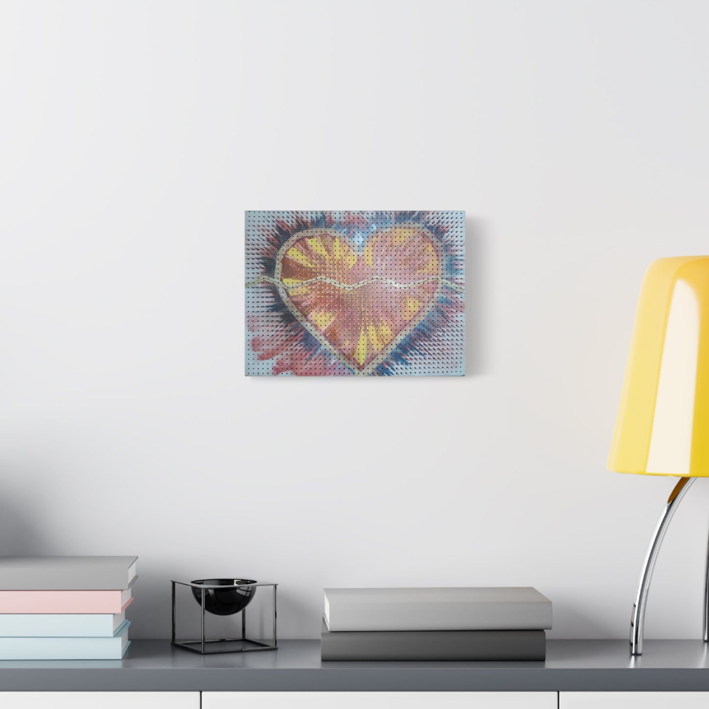 Relaxed Heart Burst Matte Canvas — Stretched 1.25" Wall Art