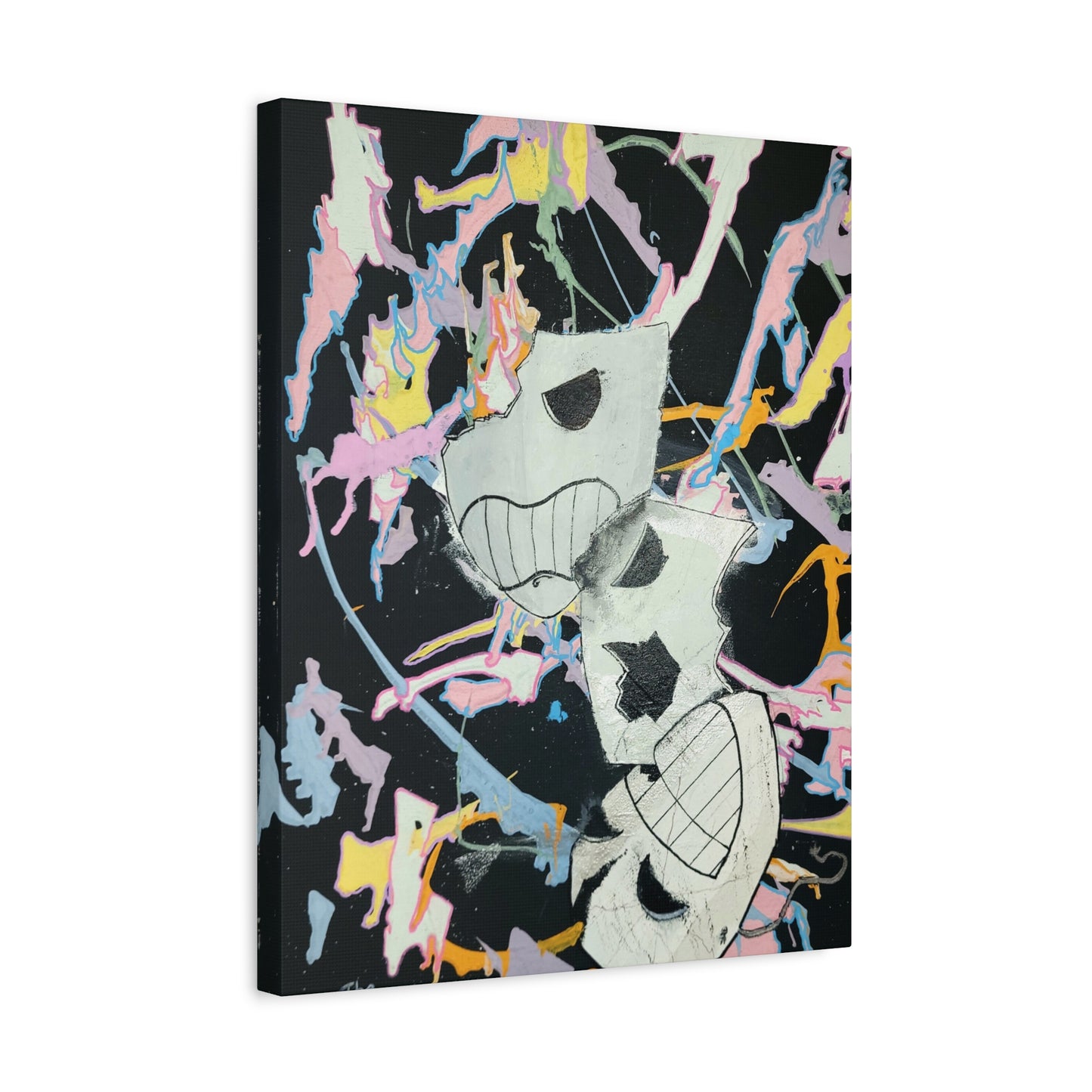 Canvas Print - The Masks No Longer Work Surreal Art