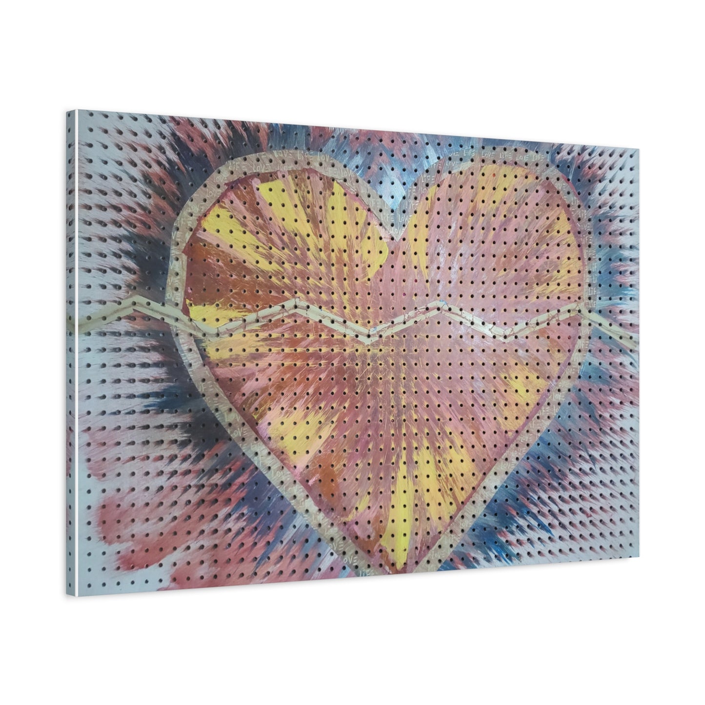 Relaxed Heart Burst Matte Canvas — Stretched 1.25" Wall Art